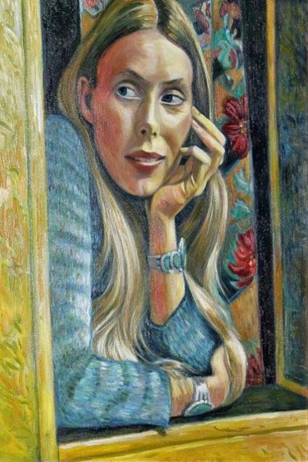 Joni Mitchell Artist Painting By Artful Home Gallery Art - Fine Art America