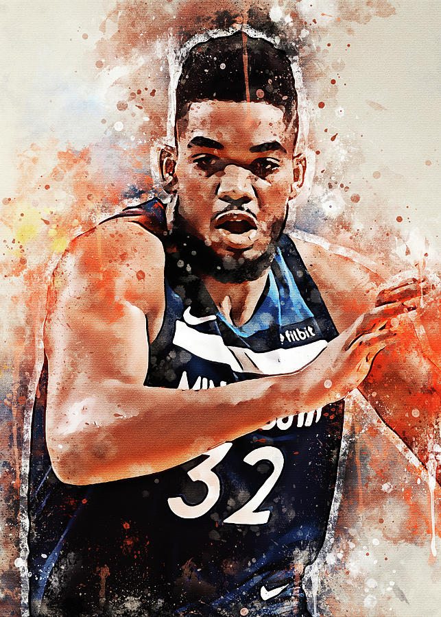 Karl Anthony Towns Karl Anthony Towns College Basketball Digital Art by ...