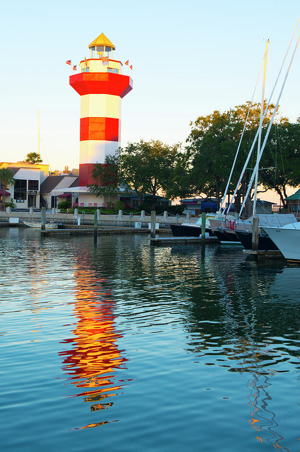 Lighthouse-harbor Town-hilton Head Island South Carolina Photograph By 