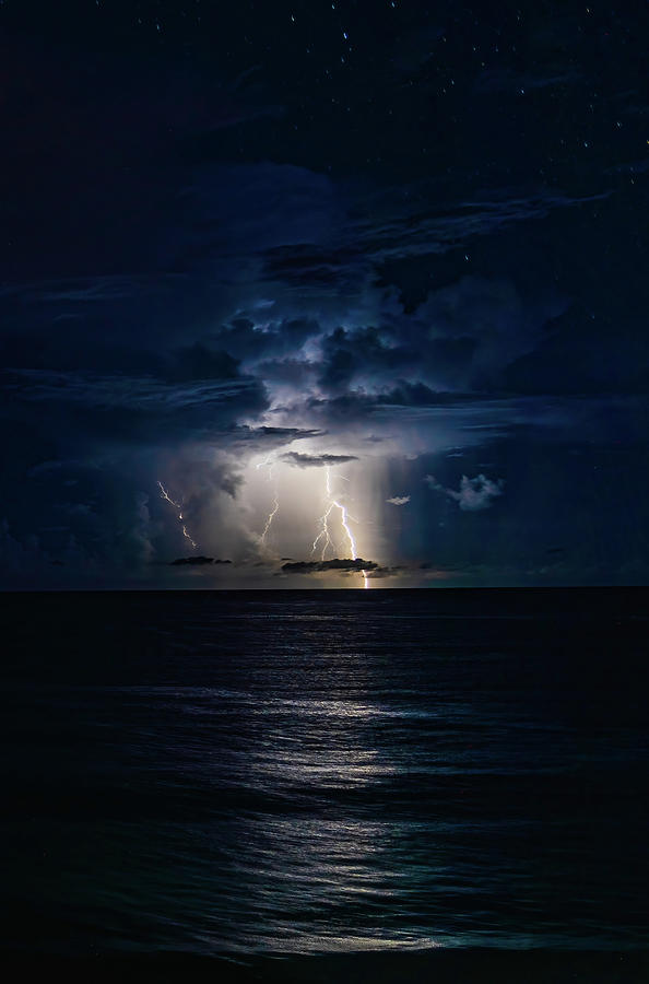 Lightning Storm Off the Coast of Mazatlan Mexico #13 Photograph by Tommy Farnsworth