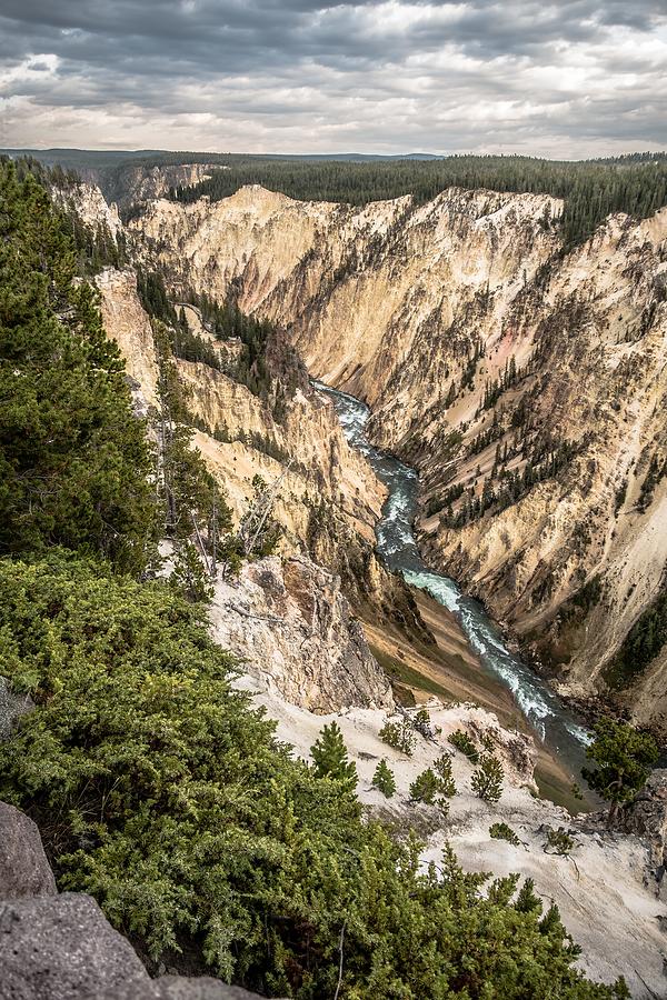 Lower Yellowstone Falls in the Yellowstone National Park  #13 Photograph by Alex Grichenko