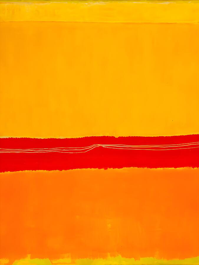 Abstract Painting - Mark Rothko Artworks, Mark Rothko Exhibition, Classic #13 by Mark Rothko