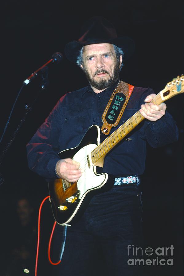 Merle Haggard Photograph by Concert Photos - Fine Art America