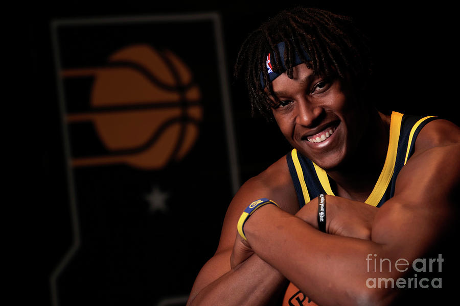 Myles Turner #13 Photograph by Ron Hoskins