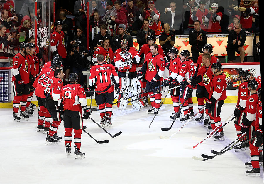 New York Islanders v Ottawa Senators #13 Photograph by Jana Chytilova/Freestyle Photo