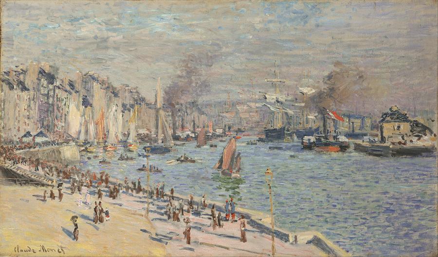 Claude Monet Painting - Port Of Le Havre #3 by Claude Monet
