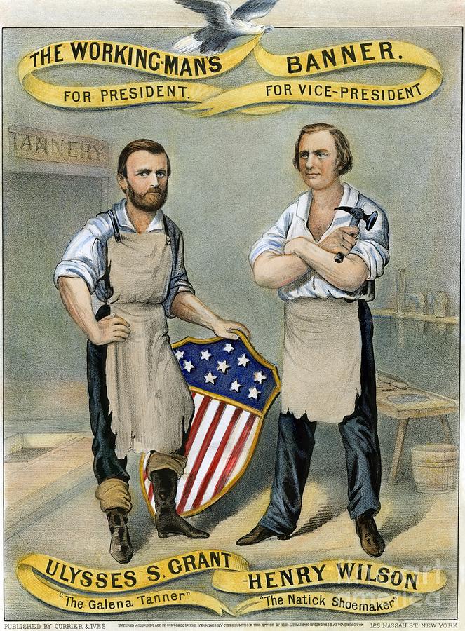 Presidential Campaign, 1872 #13 Drawing by Granger