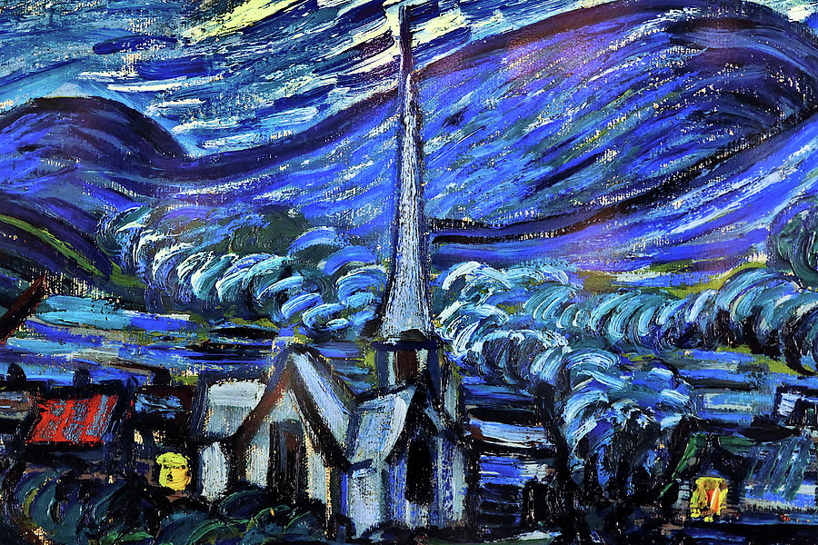 Vincent Van Gogh Painting - Starry Night #13 by Jon Baran