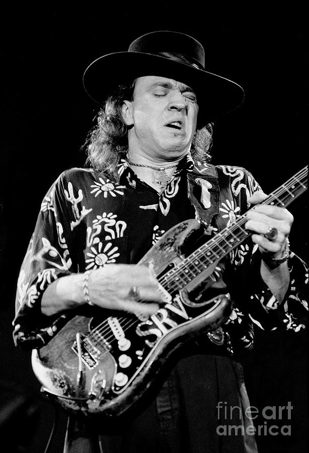 Guitarist Photograph - Stevie Ray Vaughan #13 by Concert Photos