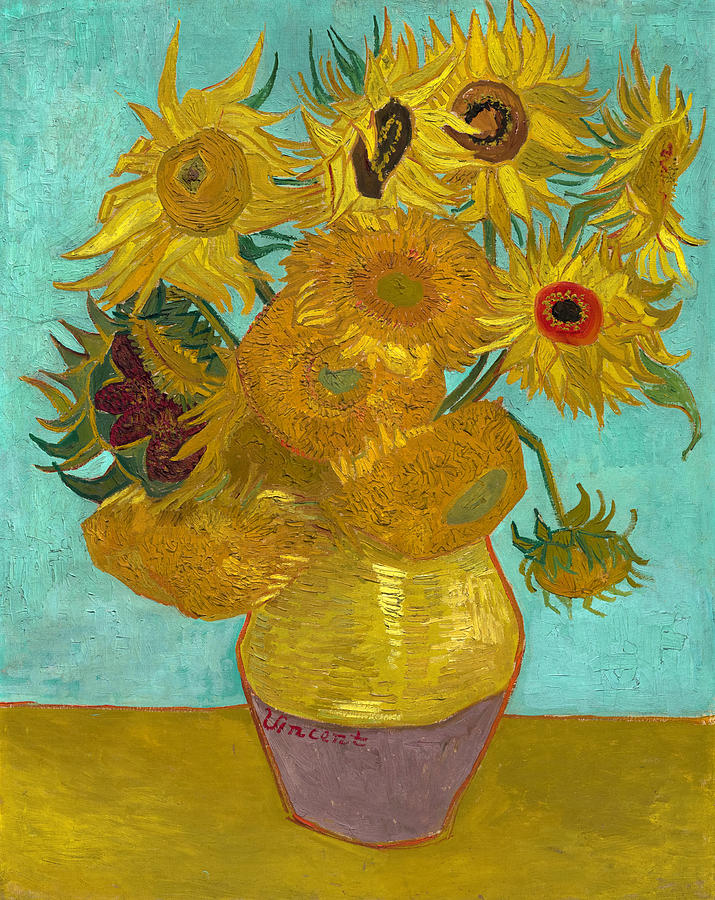 Sunflowers Painting by Vincent Van Gogh