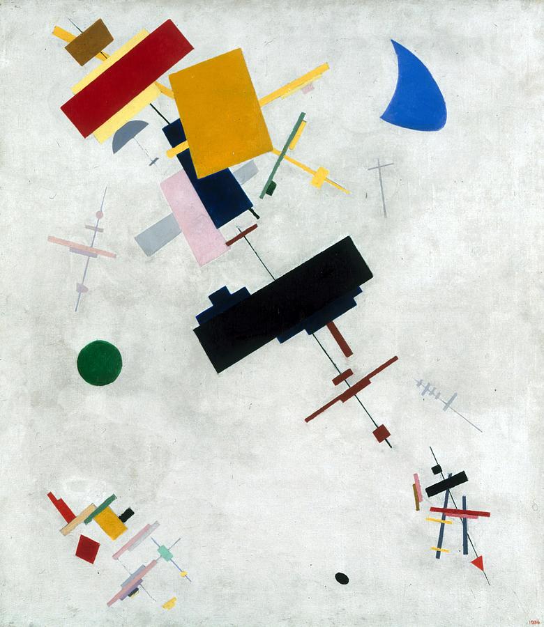 Suprematist Composition Painting by Kazimir Malevich