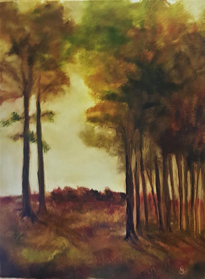 13 Trees and Jethro Tull     5420 Painting by Cheryl Nancy Ann Gordon