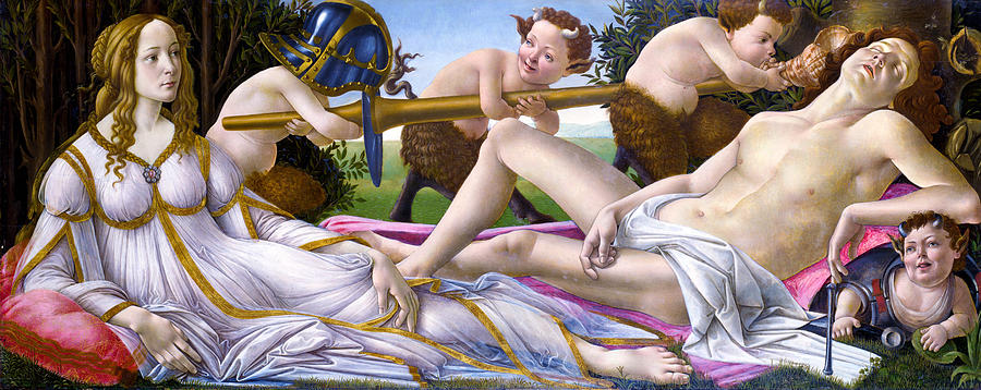Sandro Botticelli Painting - Venus and Mars #13 by Sandro Botticelli