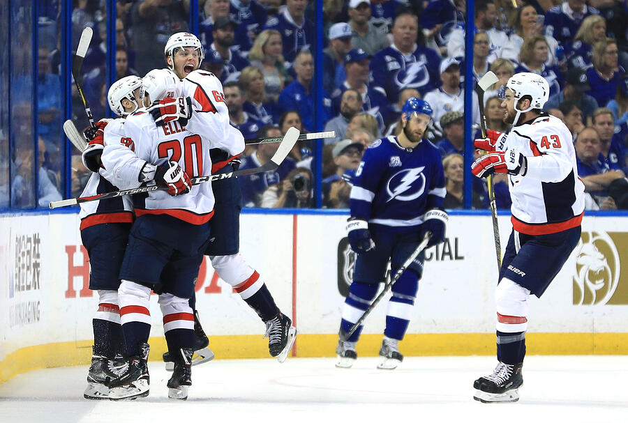 Washington Capitals v Tampa Bay Lightning - Game Seven #13 Photograph by Mike Ehrmann Washington Capitals v Tampa Bay Lightning - Game Seven #13 Photograph by Mike Ehrmann
