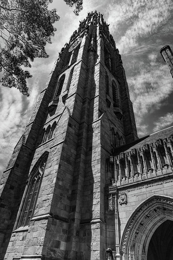 Yale University building in black and white #13 Photograph by Eldon McGraw