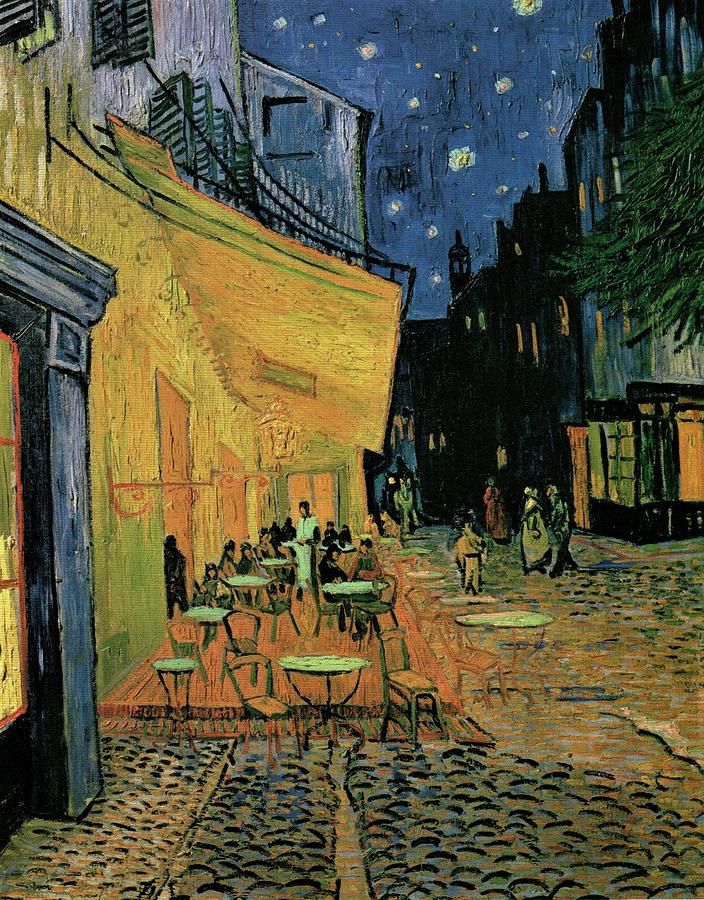 131 VINCENT VANGOGH THE CAFE' TERRACE ON THE PLACE du FORUM ARIS AT ...