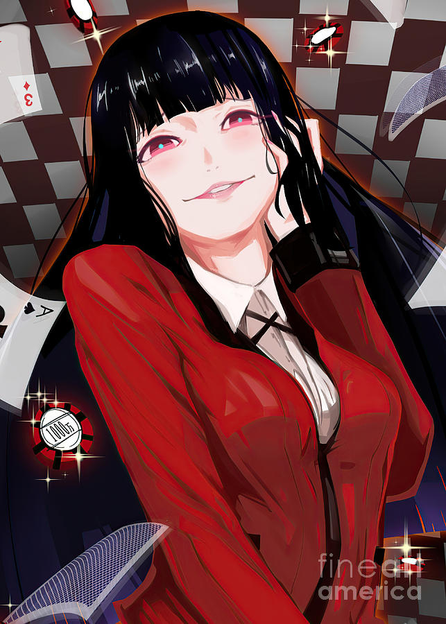 Kakegurui Yumeko Digital Art by Big Duck