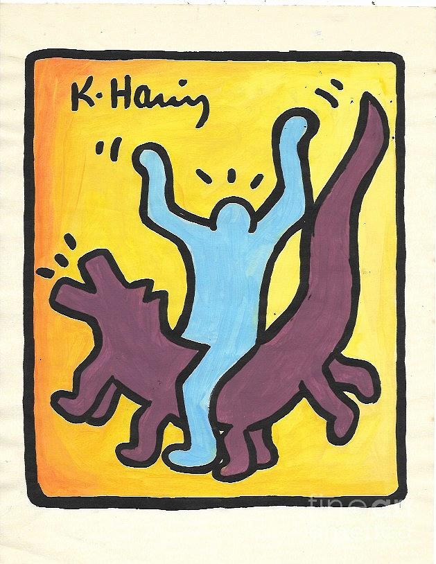 Keith Haring Artwork Painting by New York Artist | Fine Art America