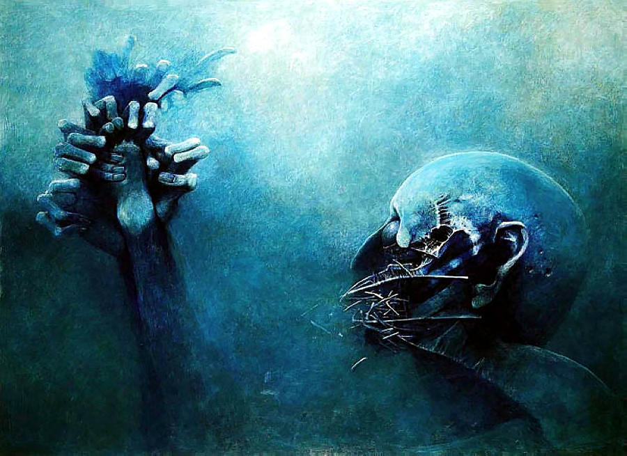 Zdzislaw Beksinski Digital Art by Hamza Hamim - Pixels