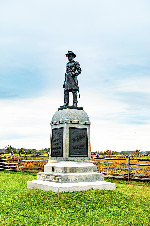 13th Vermont Monument Photograph by Bill Rogers - Fine Art America