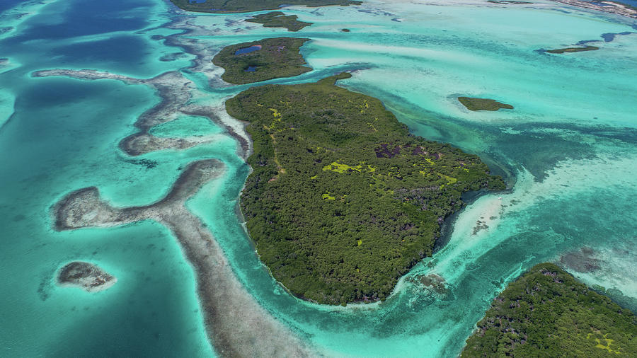Nature Photograph - Aerial view Los Roques Archipelago in the Caribbean Sea Venzuela #14 by Organizacion Bluewater