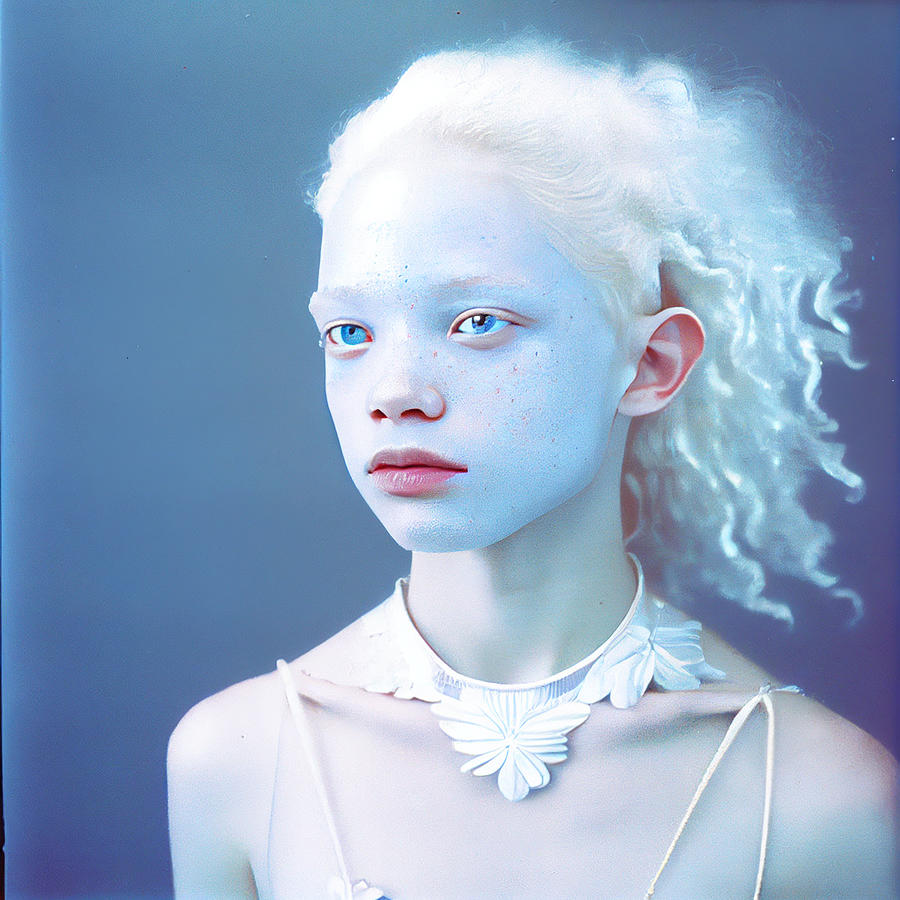 An analog photo of a gorgeous albinism 25 years by Asar Studios ...