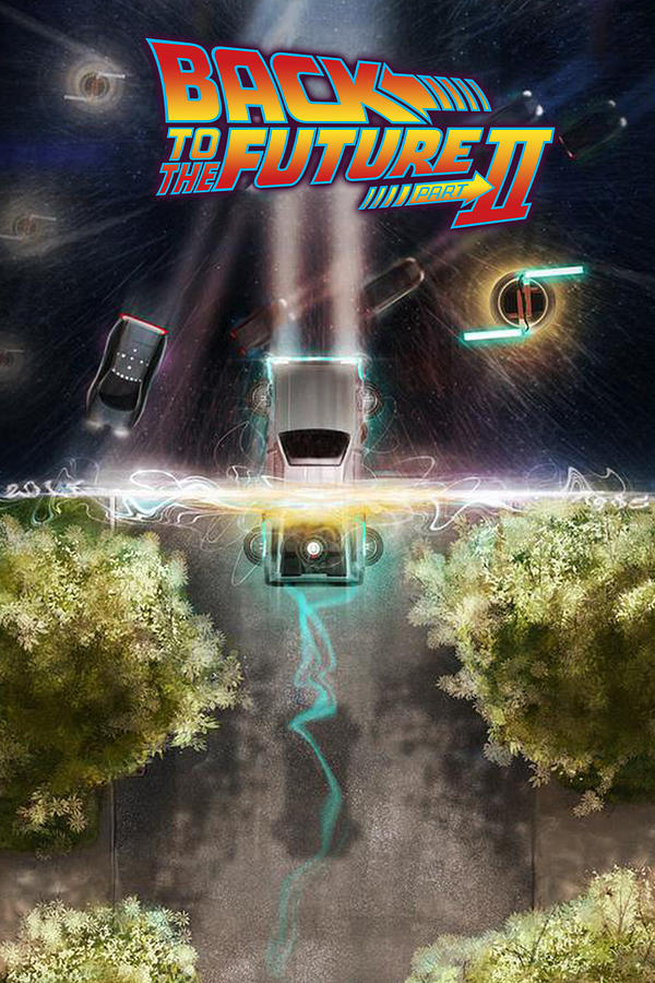 Back to the Future Part II 1989 Digital Art by Geek N Rock