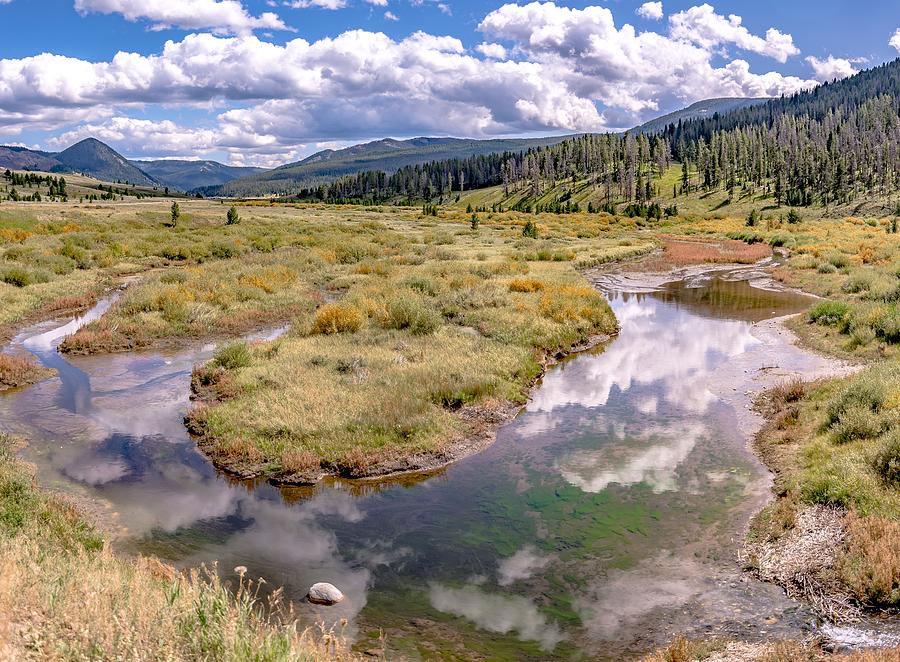 Beautiful Nature Scenes Along Yellostone River In Wyoming #14 Photograph by Alex Grichenko