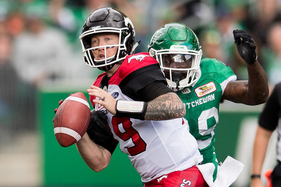 Calgary Stampeders v Saskatchewan Roughriders #14 Photograph by Brent Just