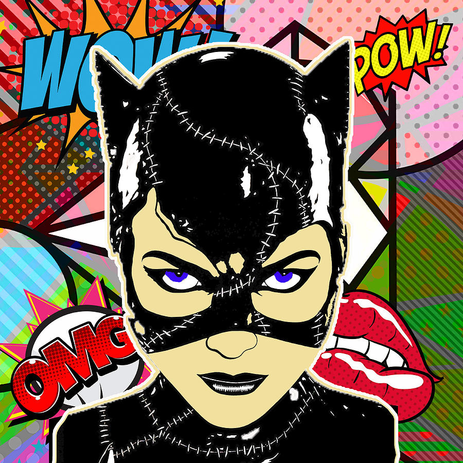 Catwoman #14 Mixed Media by Marvin Blaine