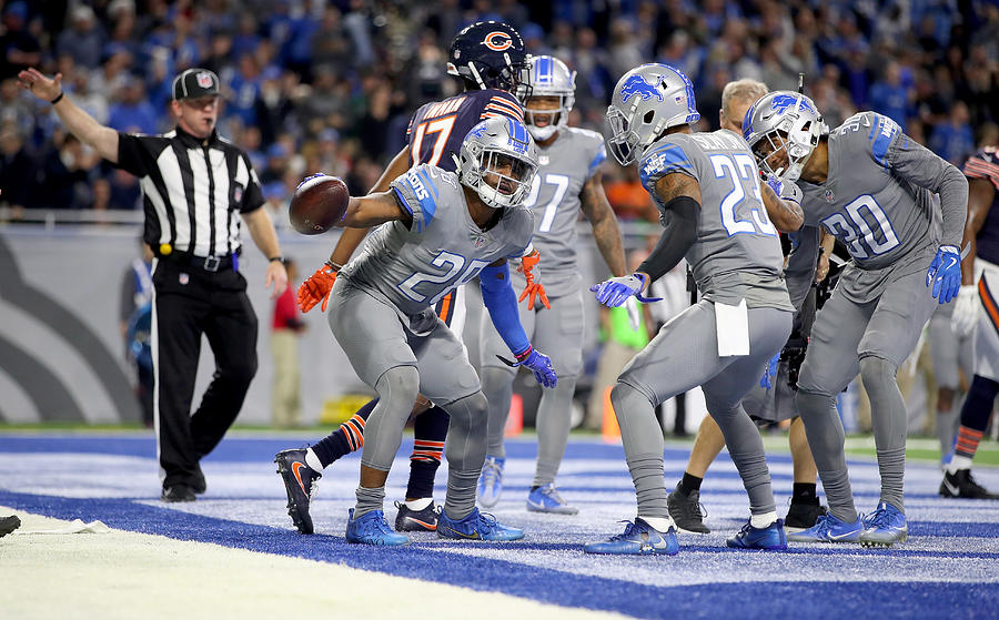 Chicago Bears v Detroit Lions #14 Photograph by Gregory Shamus