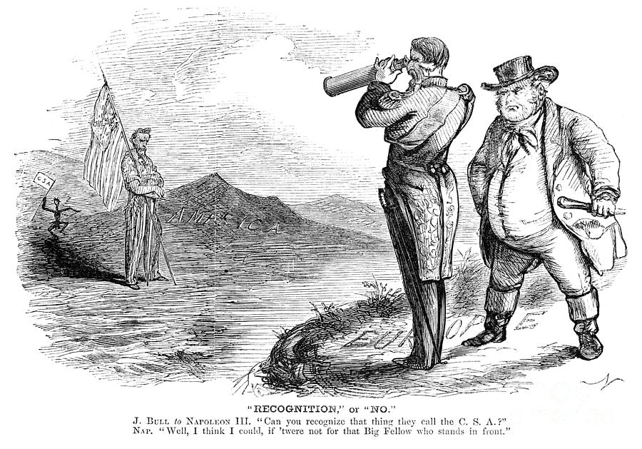 Civil War Cartoon, 1861 Drawing by Granger - Pixels