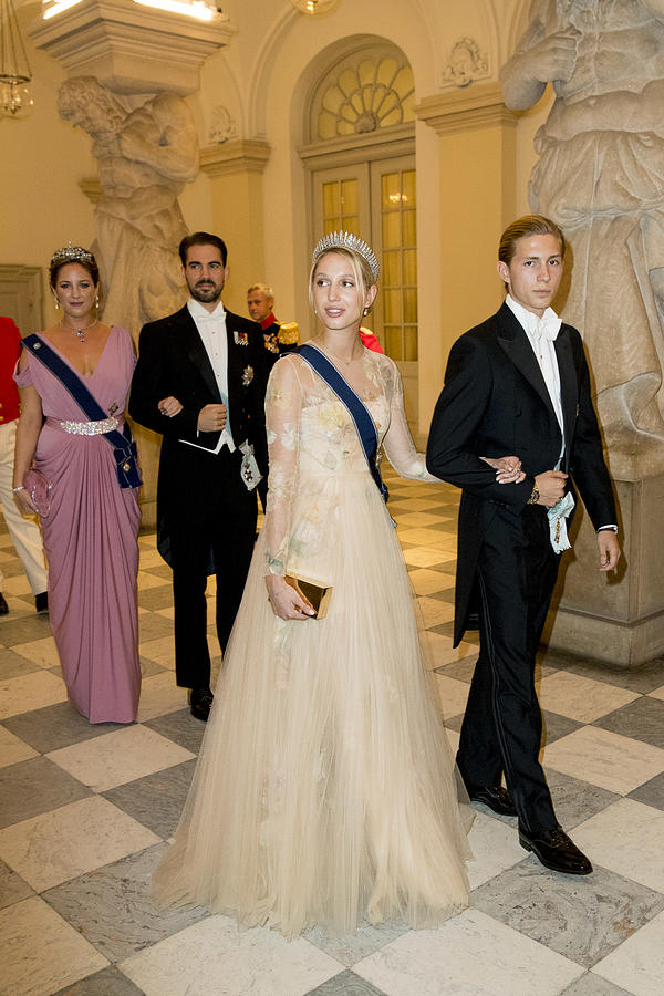 Crown Prince Frederik of Denmark Holds Gala Banquet At Christiansborg Palace #14 Photograph by Patrick van Katwijk