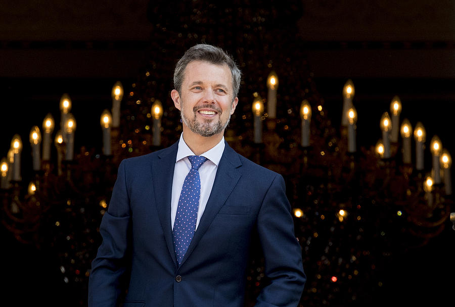 Crown Prince Frederik Of Denmark Receives From The Palace Balcony The Peoples Homage On His 50th Birthday #14 Photograph by Patrick van Katwijk