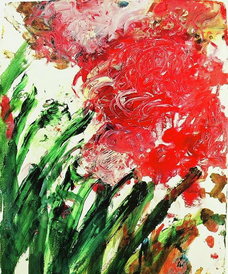 Abstract Painting - Cy Twombly #14 by Emma Ava