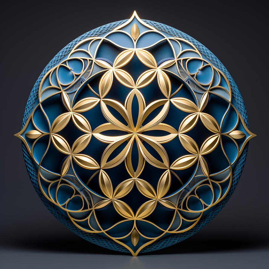 Sacred Geometry Digital Art - Divine Beauty #14 by Divine Geometry