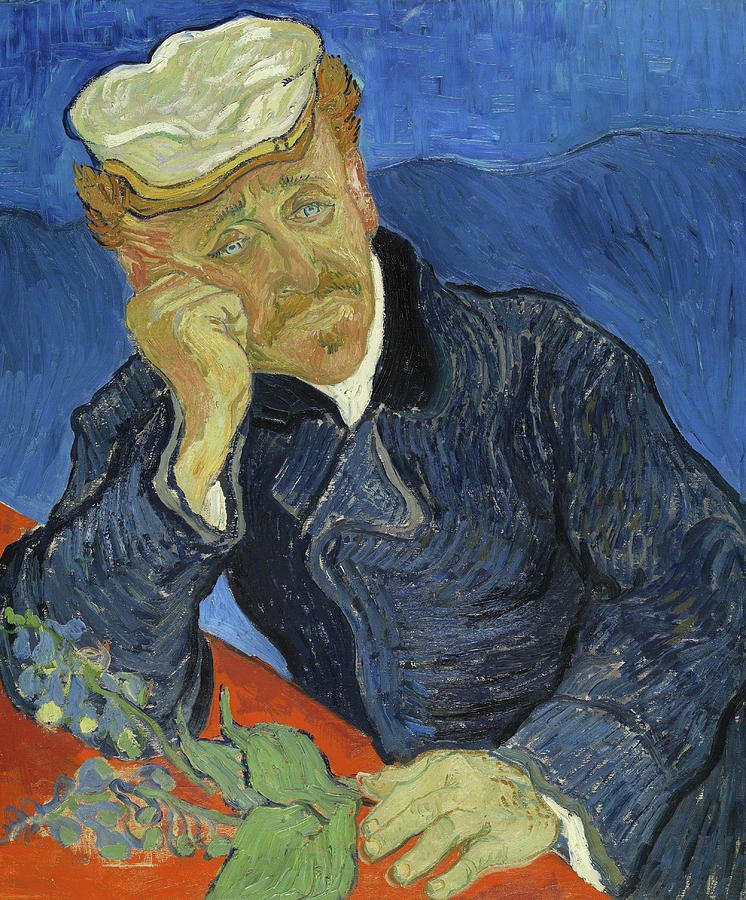 Vincent Van Gogh Painting - Dr Paul Gachet by Vincent Van Gogh