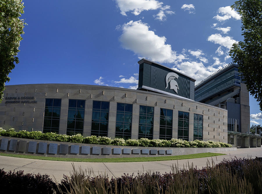 Exterior of Spartan Stadium on the campus of Michigan State University in East Lansing Michigan #14 Photograph by Eldon McGraw