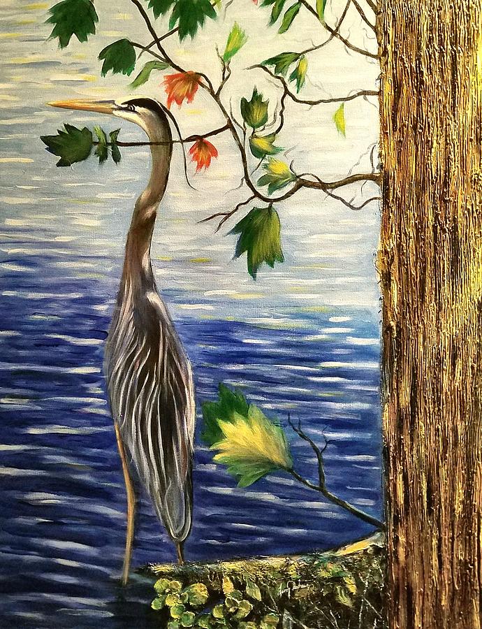 Florida Water Bird #14 Painting by Larry Palmer