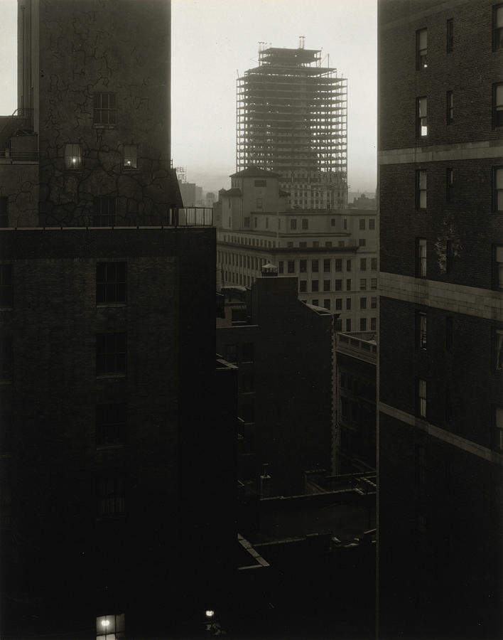 From My Window at An American Place Photograph by Alfred Stieglitz