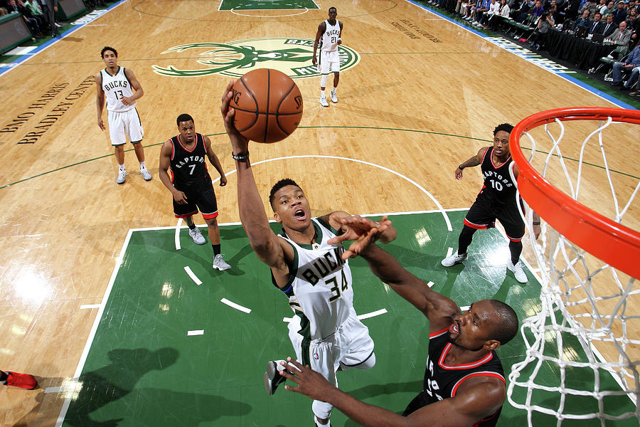 Giannis Antetokounmpo #14 Photograph by Gary Dineen
