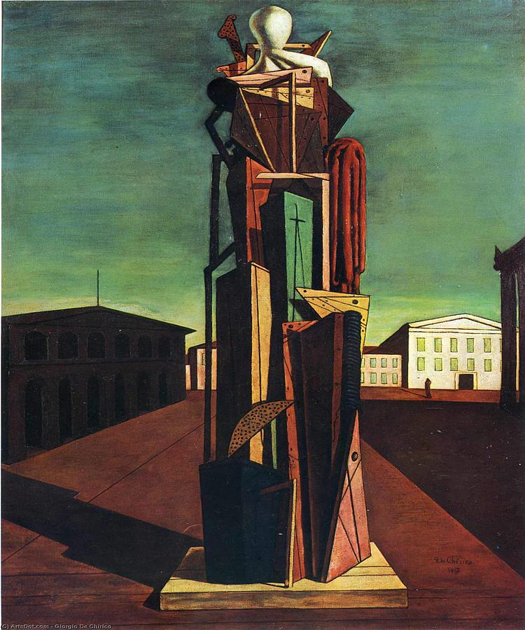 Giorgio De Chirico 14 Painting By PrintPerfect Shop Pixels   14 Giorgio De Chirico Salmane Zid 