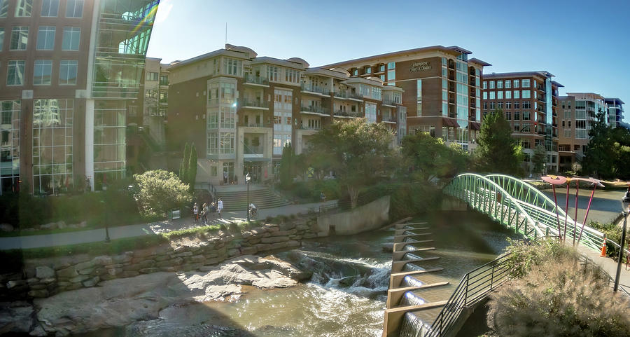 Greenville South Carolina On Reedy River In Downtown #14 Photograph by Alex Grichenko