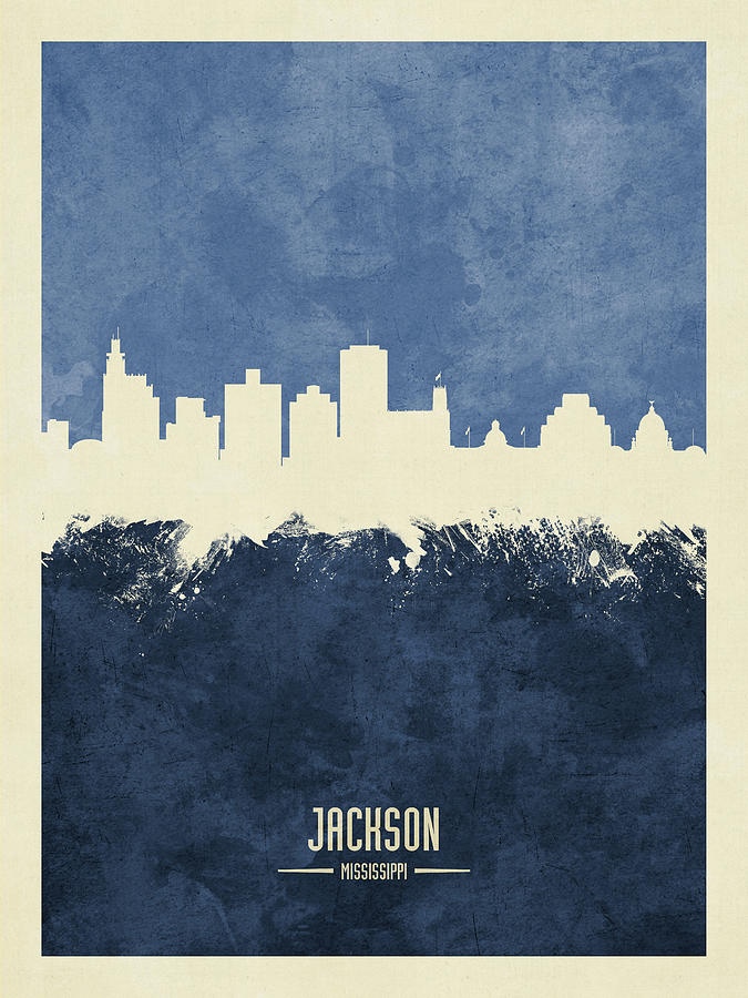 Jackson Mississippi Skyline #14 Photograph by Michael Tompsett