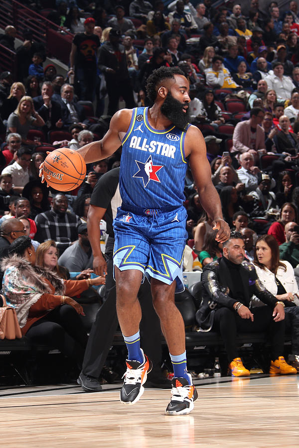 James Harden #14 Photograph by Nathaniel S. Butler