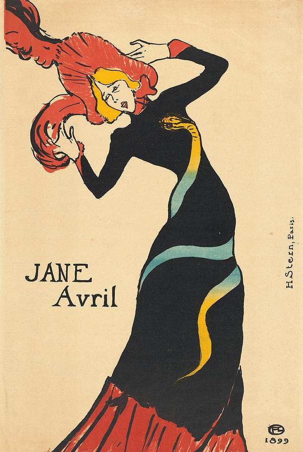 Jane Avril #14 Drawing by Henri de Toulouse Lautrec