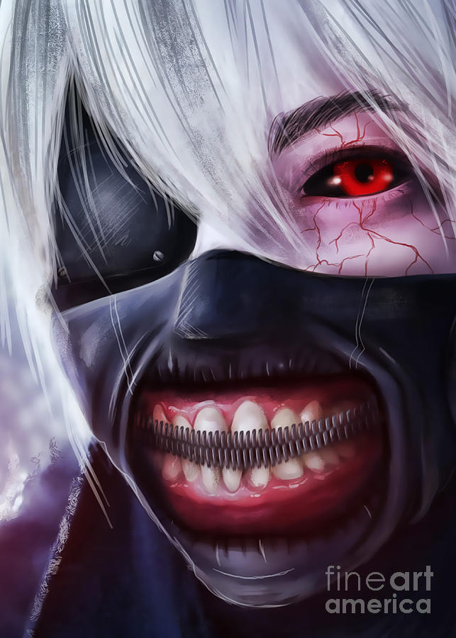 Ken Kaneki Digital Art By Artwinter