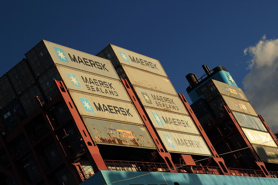 Maersk Line Triple-E Container ship Majestic Mærsk #14 Photograph by Pejft
