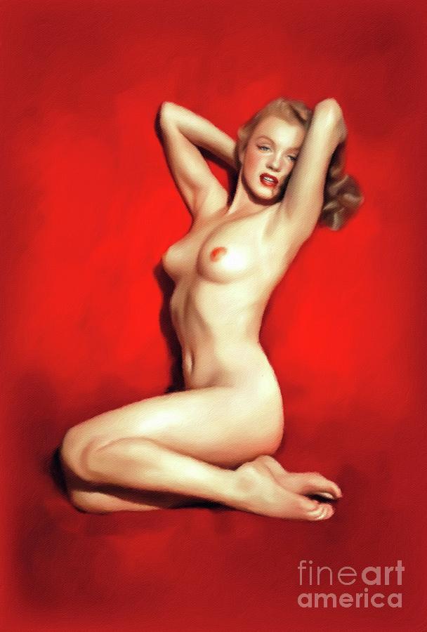 Marilyn Monroe, Hollywood Legend Painting by Esoterica Art Agency