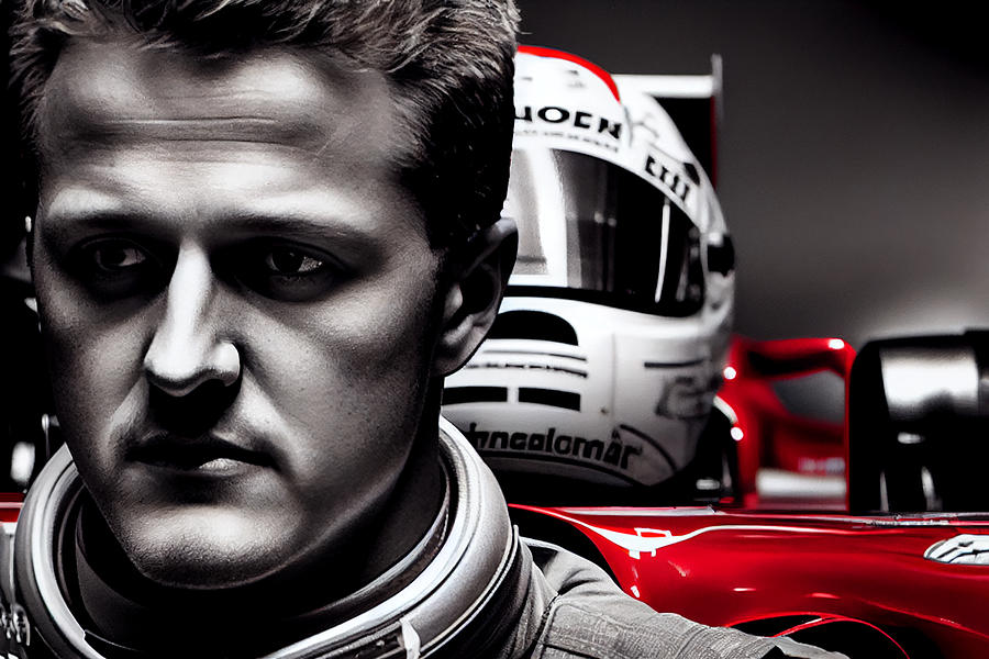 Michael Schumacher Mixed Media By Tim Hill - Fine Art America